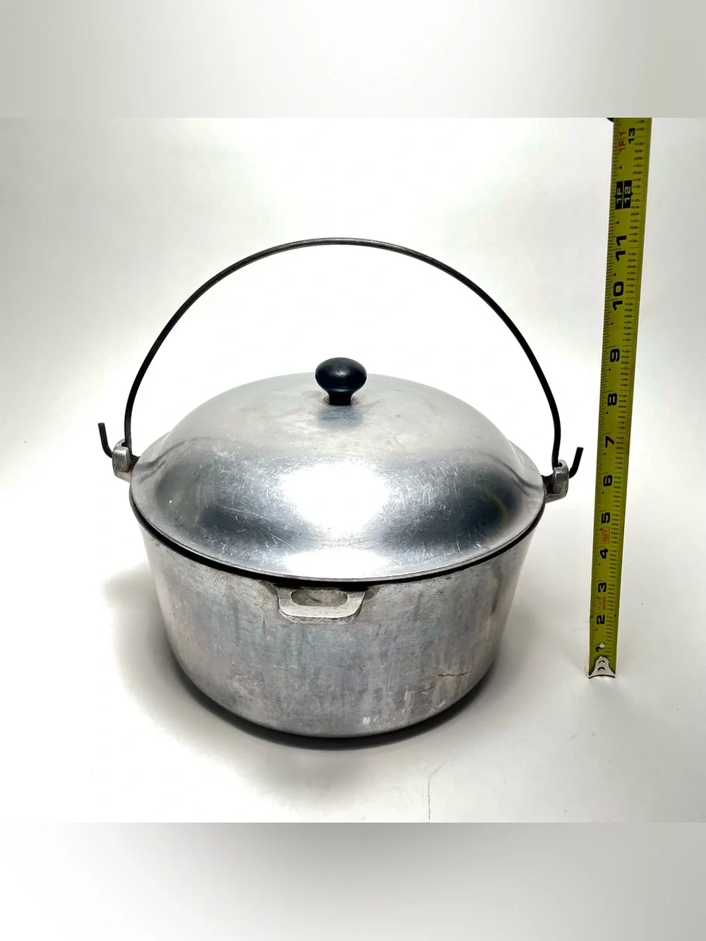 Vintage Household Institute Aluminum Dutch Oven Pat 76507, 10-Inch Camping Pot